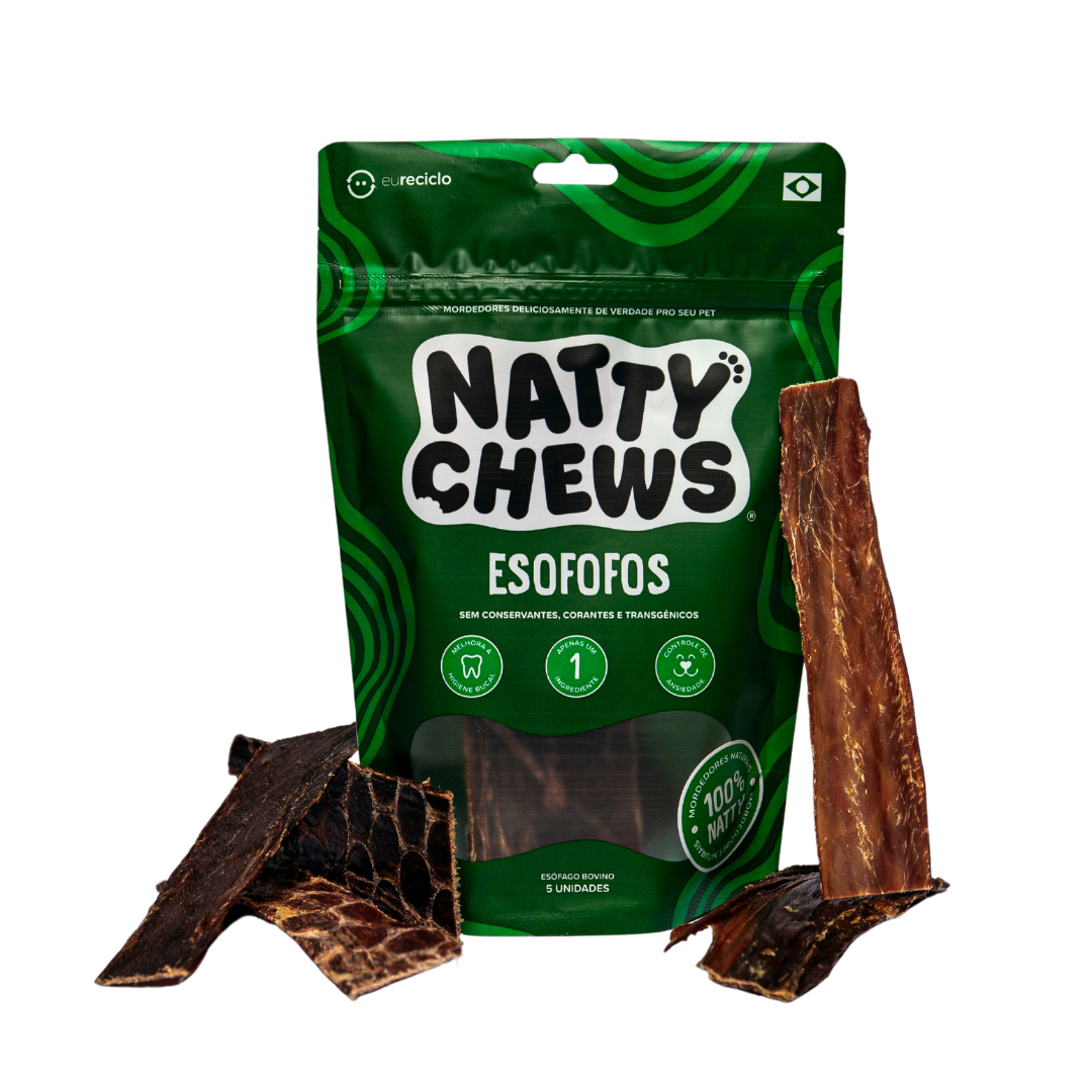 Esofofos Natty Chews - 5 Un Esôfago Bovino