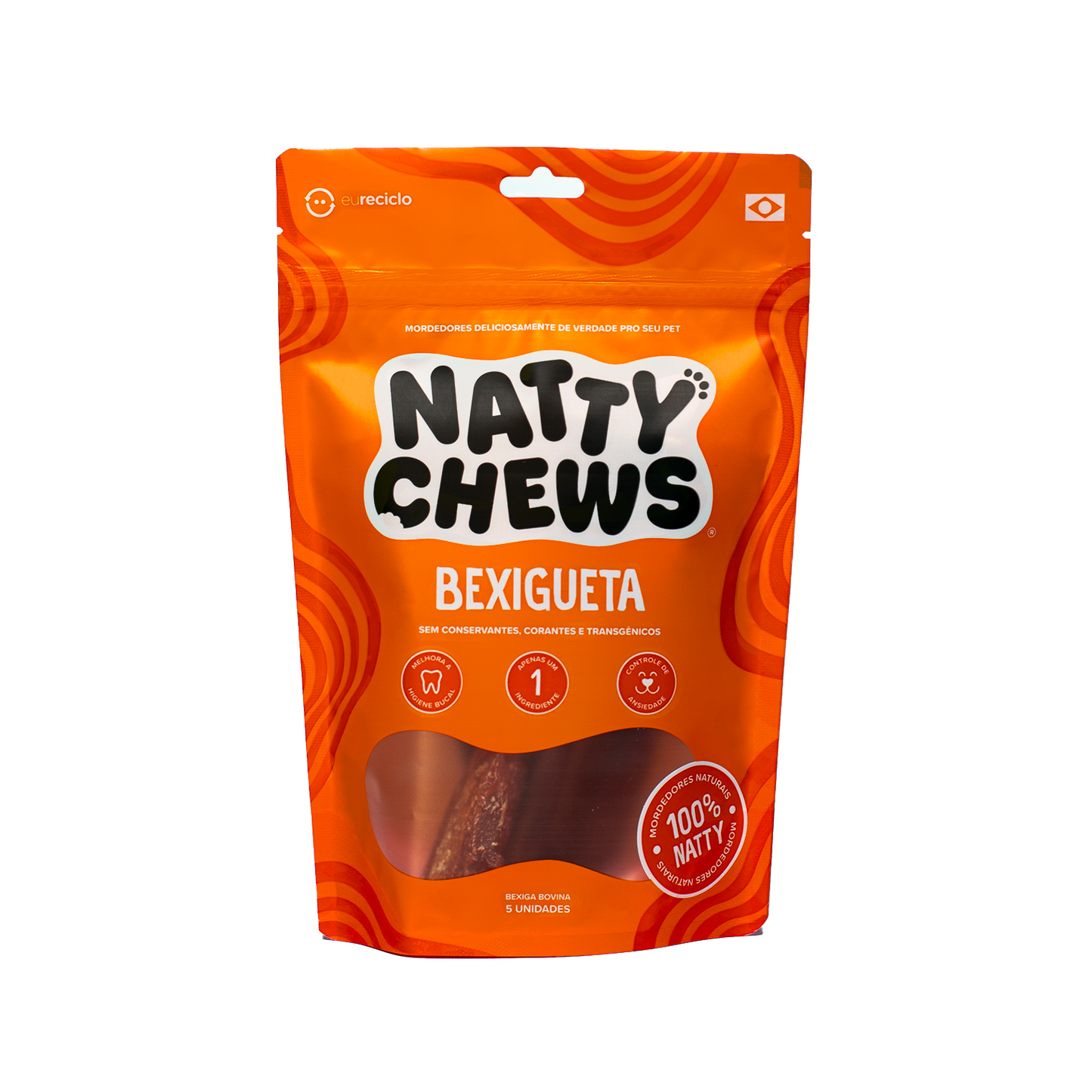 Bexigueta Natty Chews - 5 Un Bexiga Bovina