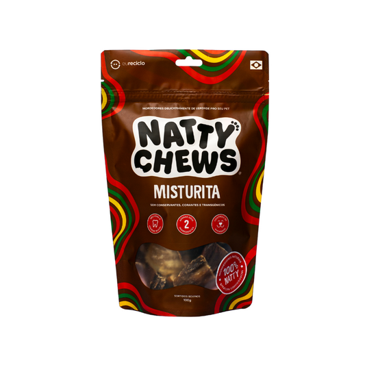 Misturita Natty Chews - 100g Recorte Bovino