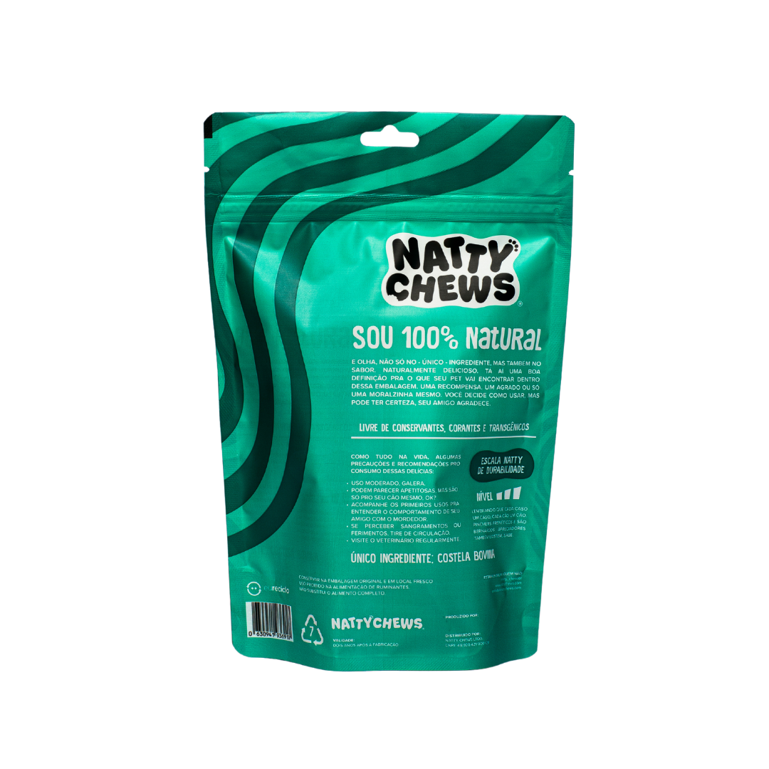 Costelinis Natty Chews - 2 Un Costela Bovina