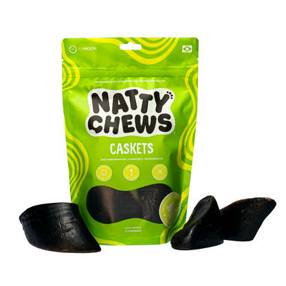 Caskets Natty Chews - 3 Un Casco Bovino