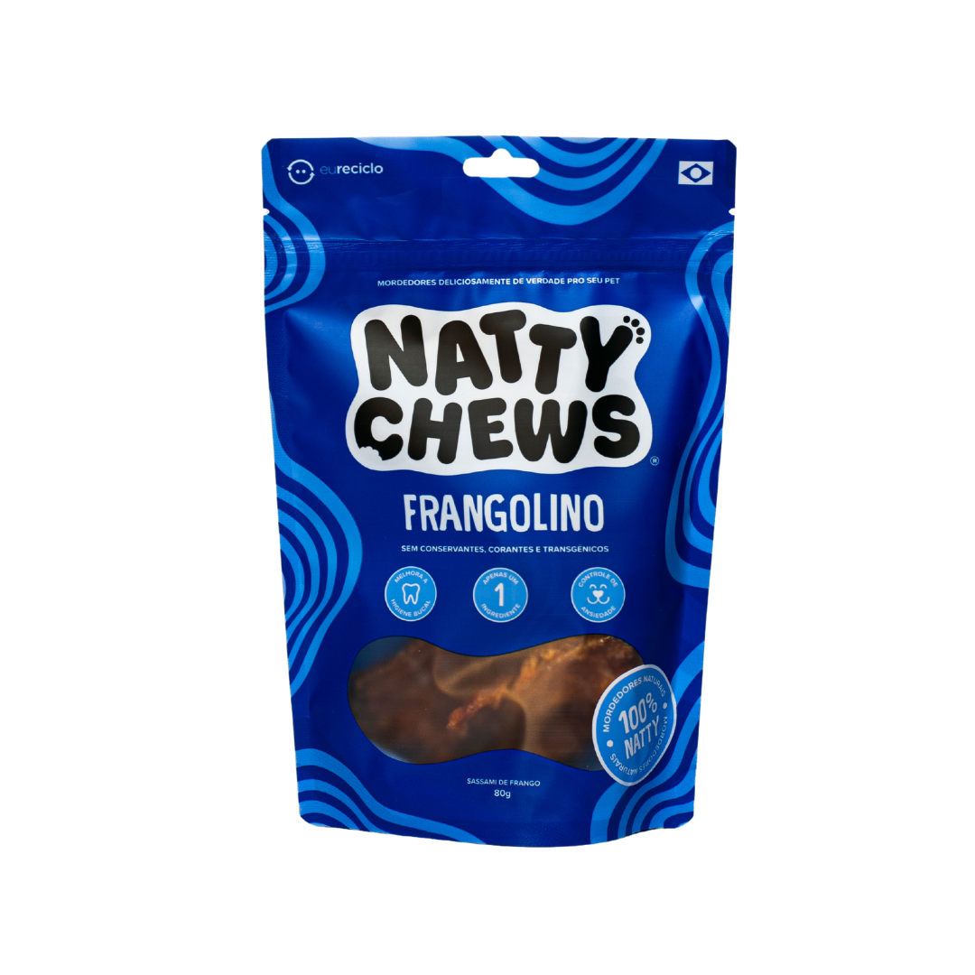 Frangolino Natty Chews - 80g Sassami De Frango