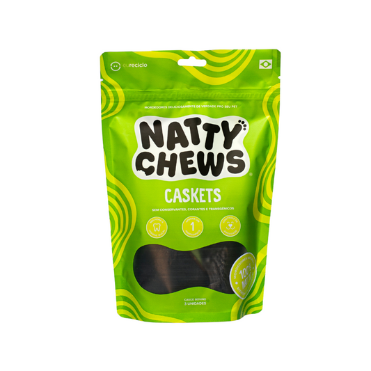 Caskets Natty Chews - 3 Un Casco Bovino