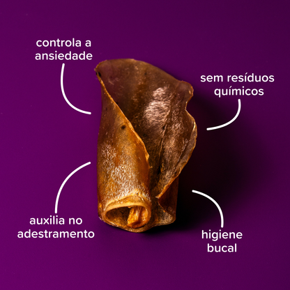 Orelhones Natty Chews - 3 Un Orelha Bovina